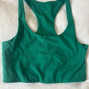 Girlfriend Collective Vibrant Green Sports Bra